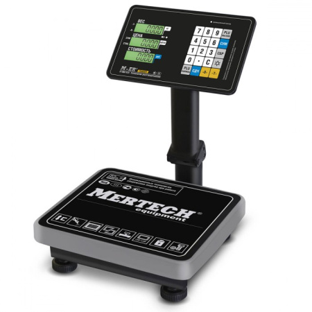 Весы торговые напольные M-ER 333 ACPU (LCD)